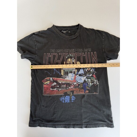 Led Zeppelin Abercrombie and Fitch T-shirt Band Tee Size Large Black - Picture 3 of 5